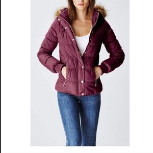 🆕️Lady Cotton Parka Jacket w/ Fur Lined Hood